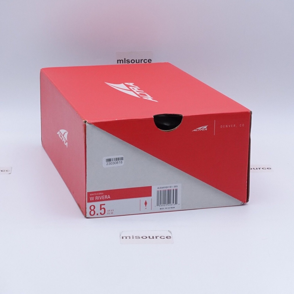 NEW ALTRA Rivera Running Shoes AL0A4VQV161 White/Coral - Picture 7 of 7